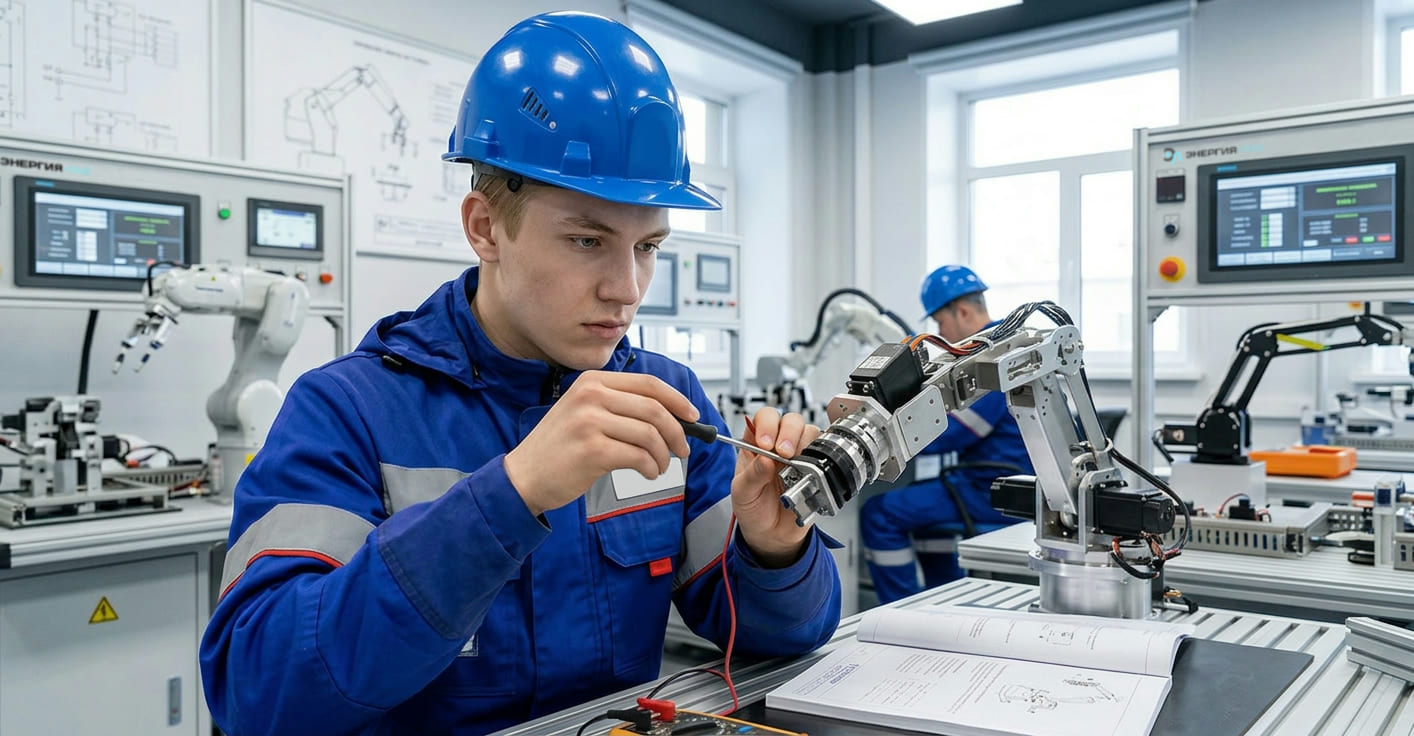 Оснащение кластера Профессионалитет учебным оборудованием ЭнергияЛаб