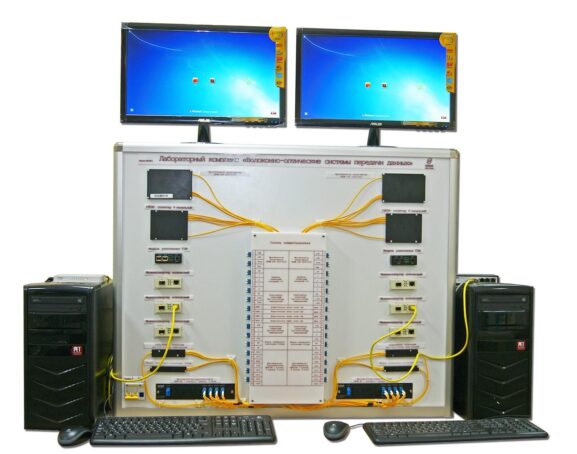 Лабораторный комплекс «Волоконно-оптические системы передачи данных с временным и волновым уплотнением каналов» ВОЛС-3