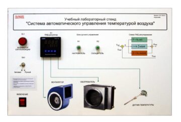 Учебный лабораторный стенд "Система автоматического управления температурой воздуха"
