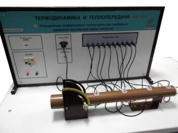 Типовой комплект учебного оборудования «Определение коэффициента теплоотдачи при свободном движении омывающей среды (воздуха)»
