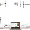 Лабораторная установка "Исследование характеристик направленности и диапазонных свойств симметричного вибратора и телевизионных антенн дециметрового диапазона"