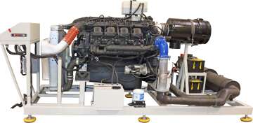 Учебный стенд-тренажер «Дизельный двигатель спецоборудования электроагрегата АПА-100У», двигатель модели КАМАЗ 740.39-380