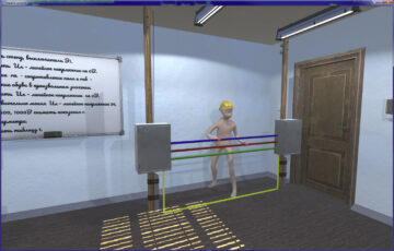 Виртуальная работа "Действие электрического тока на тело человека"