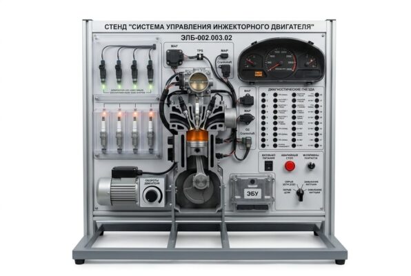 Лабораторный стенд «Система управления инжекторного двигателя»