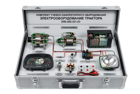 Комплект учебно-лабораторного оборудования «Электрооборудование трактора»