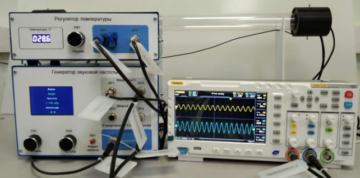 Лабораторная установка «Изучение зависимости скорости звука от температуры»