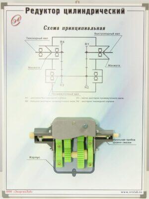 Планшет "Редуктор цилиндрический"
