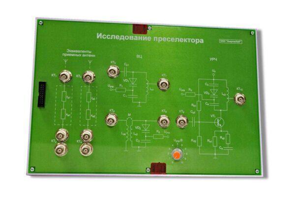 Сменная панель «Исследование преселектора»