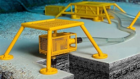 Наглядный макет «Подводный добычный комплекс»